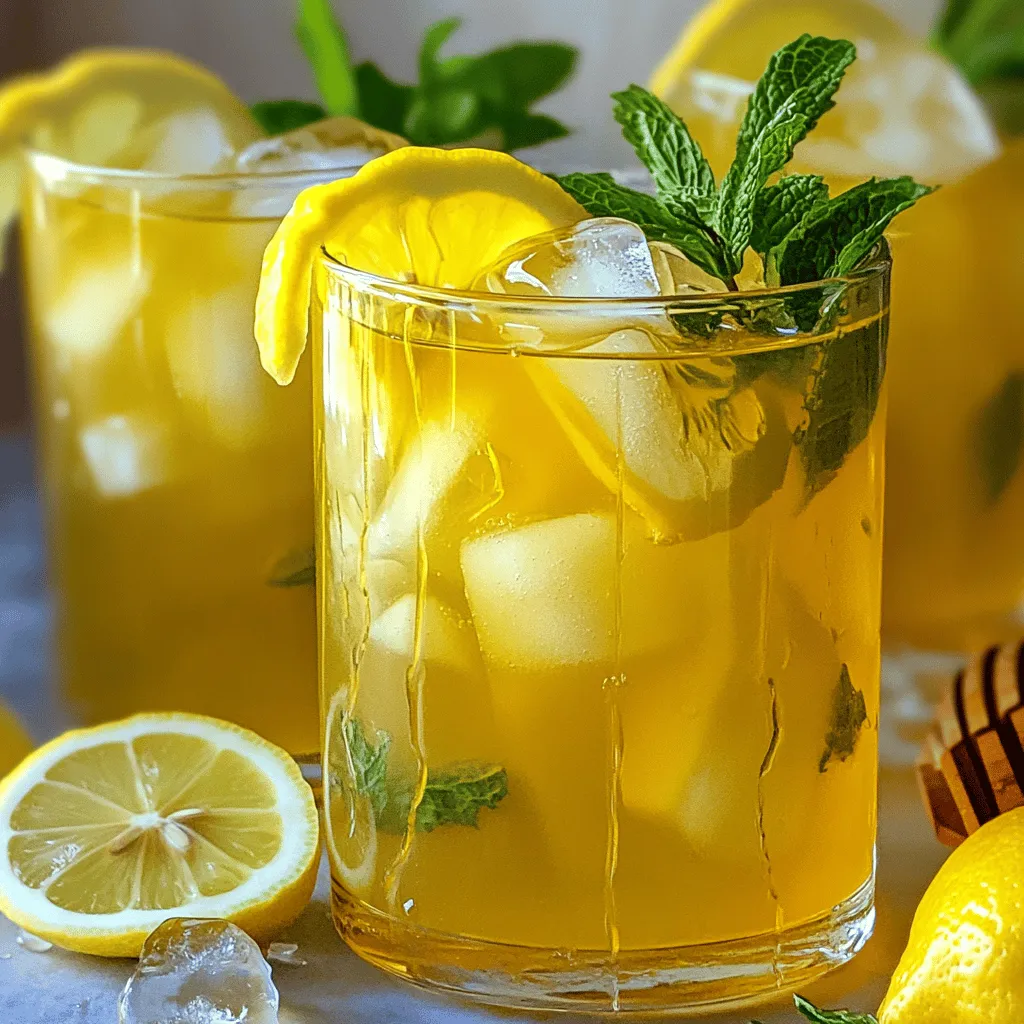 As the days grow longer and temperatures rise, there's nothing quite like a refreshing glass of iced tea to quench your thirst. This beloved beverage has been a staple across cultures, offering a delightful respite from the summer heat. Among the myriad of iced tea variations, Lemon Vanilla Iced Tea stands out as a particularly invigorating twist on the traditional brew. This recipe combines the zesty brightness of fresh lemons with the sweet, aromatic notes of vanilla, creating a drink that tantalizes the taste buds and refreshes the spirit.