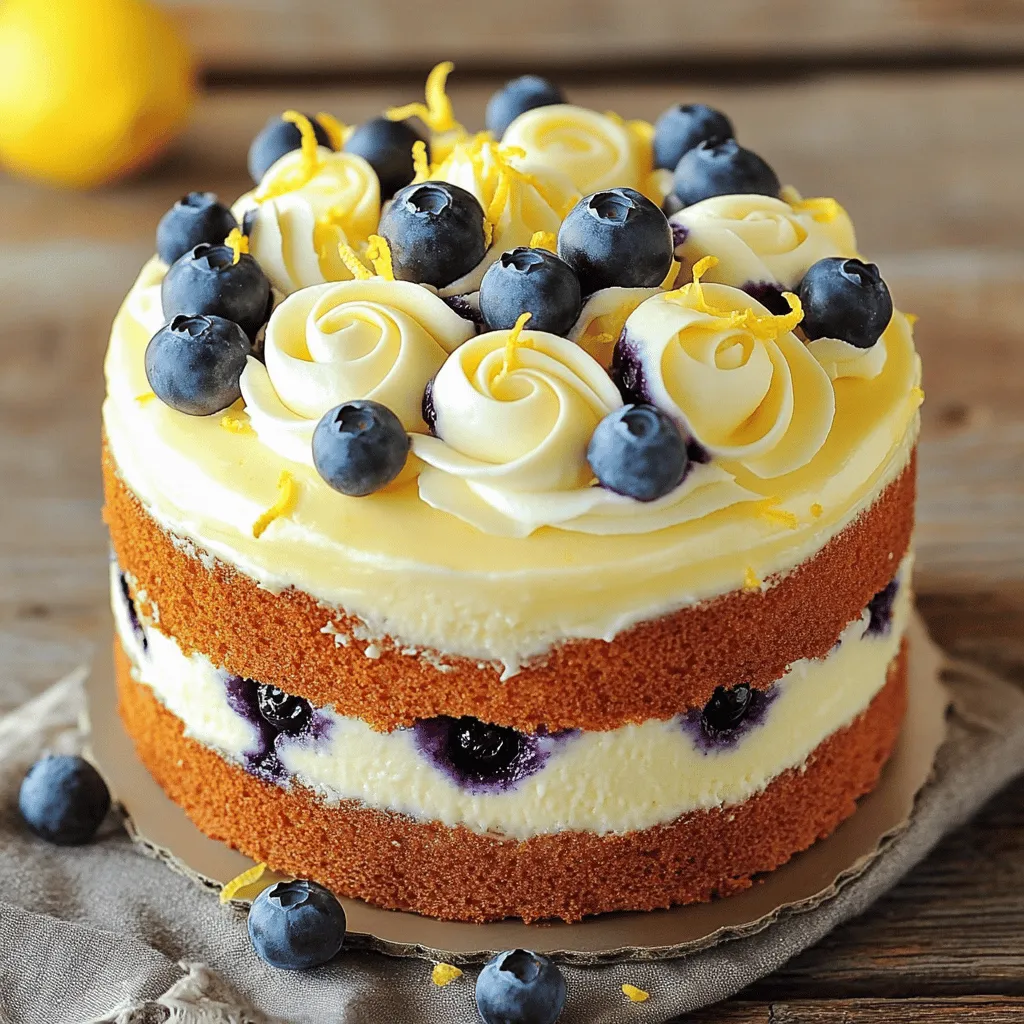 Delightful desserts have a special place in our hearts, and few can compete with the luscious combination of lemon and blueberries. The Irresistible Lemon Blueberry Cheesecake Cake is not just a treat for the taste buds; it’s a feast for the eyes as well. With its striking layers of creamy cheesecake nestled between soft, fluffy cake, and elegantly topped with a decadent cream cheese frosting, this recipe is perfect for special occasions or simply as a sweet indulgence at home. Whether you’re celebrating a birthday, hosting a gathering, or just want to brighten up your day, this cake is sure to impress your guests and leave them craving more.