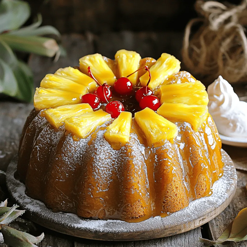 Imagine a cake that whisks you away to a sun-kissed beach with every slice—a cake that embodies the essence of summer, even on the dreariest of days. Enter the Pineapple Paradise Bundt Cake, a delightful and visually stunning dessert that transports you to a tropical paradise with every bite. This cake is not just a feast for the taste buds; it’s a sensational experience that combines rich flavors, a moist texture, and an eye-catching presentation. Whether you're hosting a family gathering, celebrating a special occasion, or simply treating yourself to a slice of sunshine, this Bundt cake is the perfect addition to any dessert table.