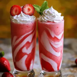 There's something undeniably nostalgic about a strawberry milkshake, a classic dessert that has transcended generations. Whether enjoyed at a bustling diner or crafted in the comfort of one’s kitchen, this delightful treat embodies the essence of summer with its vibrant color and luscious flavor. The Strawberry Bliss Milkshake takes this beloved staple to new heights, celebrating the sweetness of fresh strawberries while delivering a creamy, indulgent experience that is hard to resist.