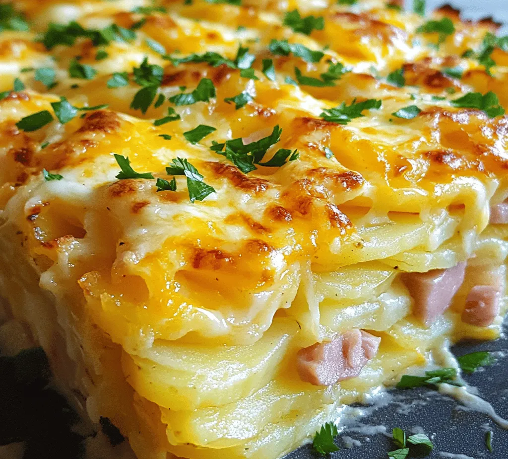 When it comes to comfort food, few dishes can rival the creamy, cheesy goodness of Cheesy Scalloped Potatoes and Ham. This classic recipe combines layers of tender potatoes, savory ham, and rich cheese, creating a delightful medley that warms the heart and satisfies the soul. Perfect for family dinners, potlucks, or holiday gatherings, this dish is a go-to favorite that never fails to impress.