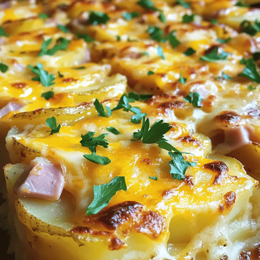 When it comes to comfort food, few dishes can rival the creamy, cheesy goodness of Cheesy Scalloped Potatoes and Ham. This classic recipe combines layers of tender potatoes, savory ham, and rich cheese, creating a delightful medley that warms the heart and satisfies the soul. Perfect for family dinners, potlucks, or holiday gatherings, this dish is a go-to favorite that never fails to impress.