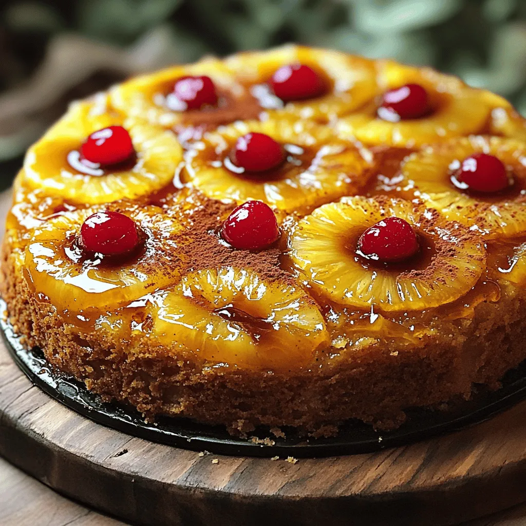 If you're looking for a dessert that perfectly encapsulates the essence of tropical paradise, look no further than the Tropical Bliss Pineapple Upside Down Cake. This delightful treat combines the sweet, juicy flavors of pineapple with a tender, buttery cake, creating a perfect balance of sweetness and tartness that dances on your palate. The cake's unique presentation—where the fruit is arranged on the bottom, then flipped over to reveal a stunning topping—adds a touch of elegance, making it a showstopper for any occasion.