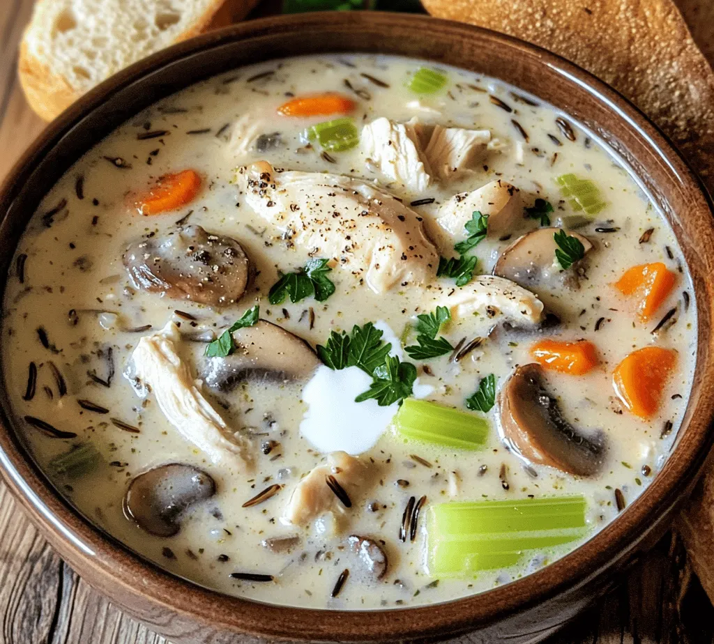 In the realm of comforting meals, few dishes can rival the heartwarming embrace of a creamy soup. The Creamy Mushroom Chicken and Wild Rice Soup is a perfect blend of rich flavors and wholesome ingredients, making it an ideal choice for cozy nights and family gatherings. This delightful soup brings together tender chicken, earthy mushrooms, and nutty wild rice, all enveloped in a velvety creamy broth that warms the soul. Not only is this dish incredibly satisfying, but it also showcases an array of textures and tastes that will keep you coming back for more.