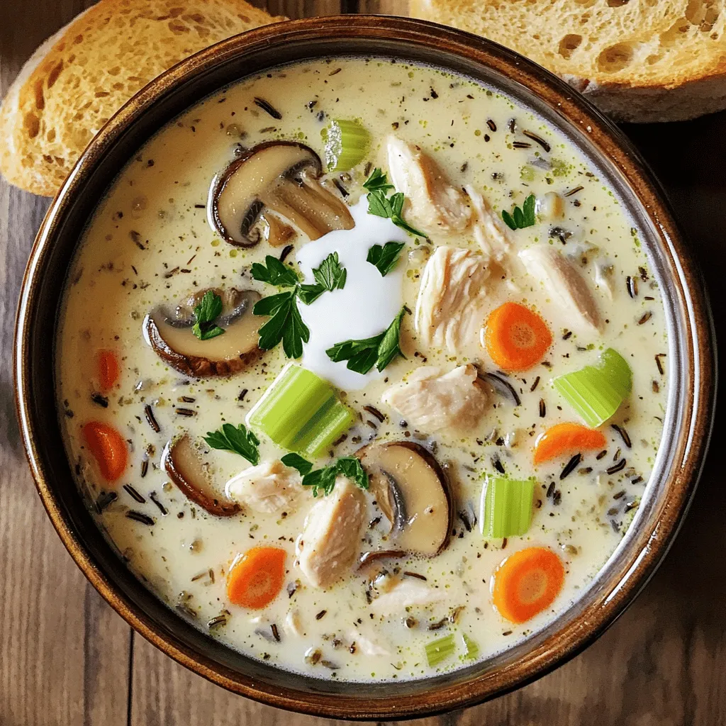 In the realm of comforting meals, few dishes can rival the heartwarming embrace of a creamy soup. The Creamy Mushroom Chicken and Wild Rice Soup is a perfect blend of rich flavors and wholesome ingredients, making it an ideal choice for cozy nights and family gatherings. This delightful soup brings together tender chicken, earthy mushrooms, and nutty wild rice, all enveloped in a velvety creamy broth that warms the soul. Not only is this dish incredibly satisfying, but it also showcases an array of textures and tastes that will keep you coming back for more.