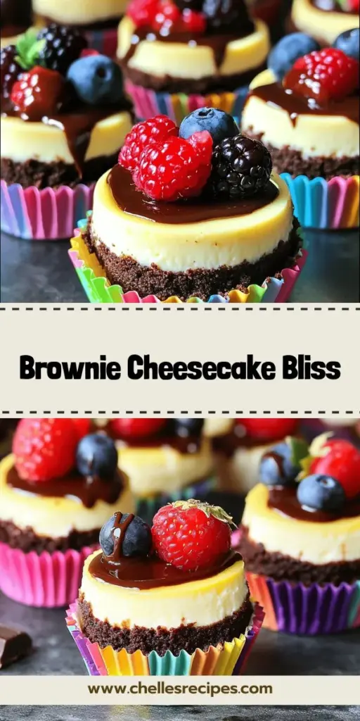 Discover the ultimate dessert experience with Brownie Bottom Mini Cheesecakes! This irresistible recipe combines a fudgy brownie base with smooth, creamy cheesecake topped with your choice of garnishes. Perfect for parties or a sweet indulgence at home, these mini delights are easy to make and sure to impress. Click through to explore the full recipe and treat yourself to a bite-sized piece of decadence that everyone will love!