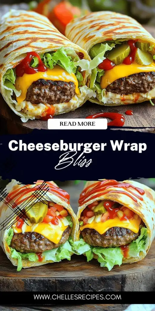 Indulge in the delicious fusion of flavors with Grilled Cheeseburger Wraps! This recipe combines the classic cheeseburger taste with the convenience of a wrap, perfect for busy weeknights or gatherings. Packed with protein, fresh vegetables, and customizable ingredients, you can easily tailor it to suit any dietary preference. Ready to create an easy, mouthwatering meal? Click through to explore the full recipe and elevate your cooking tonight!