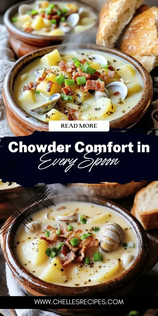 Indulge in the rich flavors of Creamy New England Clam Chowder Delight, a timeless comfort food that warms both the heart and soul. This recipe showcases a luscious blend of fresh clams, tender potatoes, smoky bacon, and aromatic herbs, all enveloped in a velvety cream base. Perfect for cozy evenings or festive gatherings, this chowder is a must-try! Click to explore this mouthwatering recipe and bring the taste of New England to your kitchen!