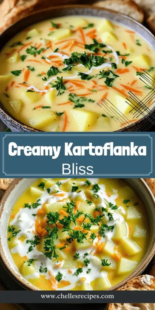 Discover the comforting embrace of this Creamy Kartoflanka Delight recipe, a modern take on the traditional Polish potato soup. With its rich flavors and velvety texture, this hearty dish is perfect for any meal, accommodating various dietary preferences with simple substitutions. Dive into a world of creamy goodness that warms your soul and satisfies your taste buds. Click through to explore this delightful recipe and make it your own today!