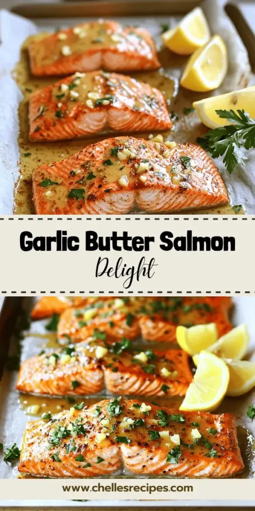 Elevate your dinner routine with the best garlic butter baked salmon recipe! This simple yet delicious dish showcases the rich flavors of salmon, enhanced by a mouthwatering garlic butter sauce. With easy preparation and fresh ingredients, you'll create a restaurant-quality meal in your kitchen. Perfect for family dinners or entertaining guests, this flavorful salmon is sure to impress. Click to explore the full recipe and start cooking today!