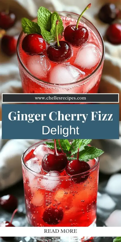 Experience the refreshing burst of flavor with the Ginger Cherry Fizz Mocktail! Perfect for any occasion, this vibrant drink blends juicy cherries and zesty ginger, delivering a tasty twist that everyone can enjoy. Packed with health benefits and natural ingredients, it's a guilt-free indulgence. Discover step-by-step instructions and tips to create this delicious mocktail at home. Click to explore the full recipe and impress your friends and family with this delightful beverage!