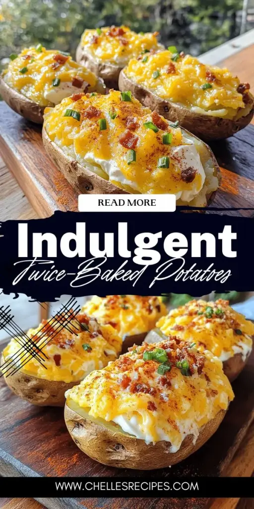 Indulge in the ultimate comfort food with these Premium Loaded Twice Baked Potatoes! This mouthwatering recipe transforms ordinary russet potatoes into a creamy, cheesy, and savory sensation packed with sharp cheddar, crisp bacon, and fresh green onions. Perfect for any gathering or cozy night in, these twice-baked potatoes are sure to impress. Click through to explore the full recipe and elevate your dining experience today!