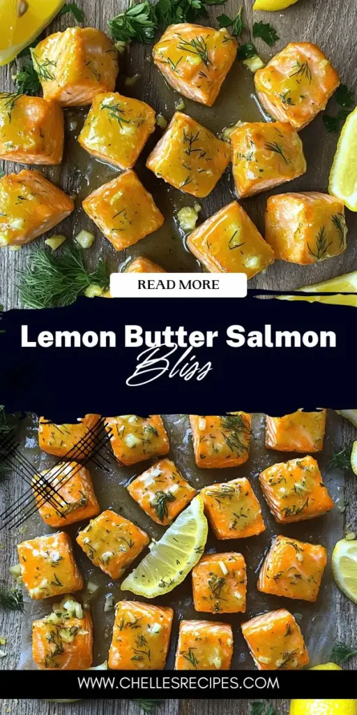 Discover the delicious Savory Lemon Butter Salmon Bites that are sure to impress at your next gathering! This easy recipe features fresh salmon marinated in zesty lemon, garlic, and herbs, then seared to perfection for a tasty bite. Packed with omega-3s and nutrients, these salmon bites are both healthy and flavorful. Click through to explore the full recipe and learn how to make this delightful dish today!