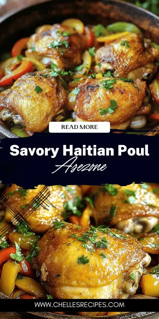 Discover the vibrant flavors of Haitian cuisine with this irresistible Poul Asezone recipe! Dive into the delicious world of seasoned chicken marinated to perfection, featuring a blend of aromatic spices and fresh produce. This savory dish not only tantalizes your taste buds but also brings a slice of Haitian culture right to your kitchen. Click through to explore the step-by-step guide and bring this culinary delight to your dinner table today!