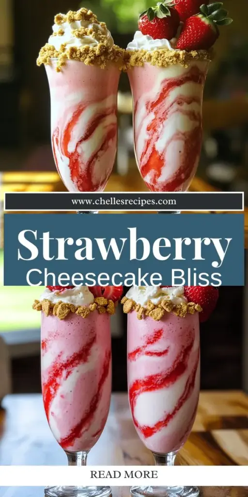 Bring summer vibes home with a delightful Strawberry Cheesecake Delight Milkshake! This creamy indulgence combines fresh strawberries, rich cream cheese, and vanilla ice cream for a refreshing treat that captures the essence of nostalgia. Perfect for any occasion, this easy recipe lets you customize flavors and garnishes to suit your taste. Click through to discover the full recipe and treat yourself to a delightful sip of joy today!