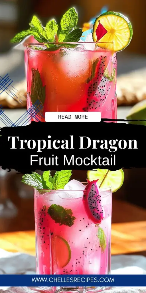 Dive into the vibrant world of flavors with our Exotic Dragon Fruit Sunset Mocktail! This stunning drink combines tropical dragon fruit, refreshing coconut water, fresh pineapple juice, and zesty lime for a delightful, non-alcoholic treat. Perfect for warm days or festive gatherings, this mocktail not only looks beautiful but also packs a nutritional punch. Click through to explore the full recipe and impress your guests with this colorful concoction!