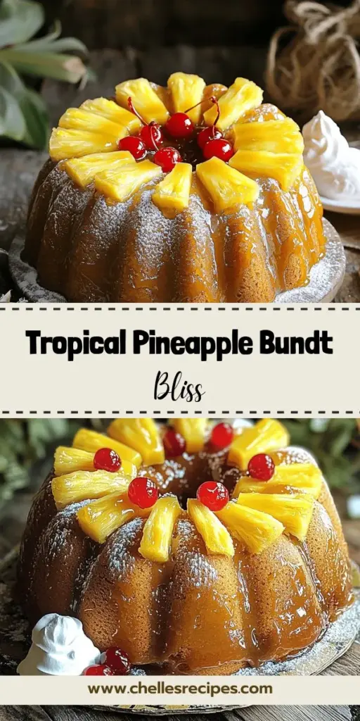 Indulge in the taste of summer with our Pineapple Paradise Bundt Cake, a delightful dessert that combines moist cake and the vibrant flavor of pineapple. Perfect for any occasion, this cake features a luscious glaze and a stunning presentation that will impress your guests. Discover the step-by-step recipe and tips for creating this tropical delight that evokes sun-soaked memories. Click to explore and bring paradise to your kitchen today!