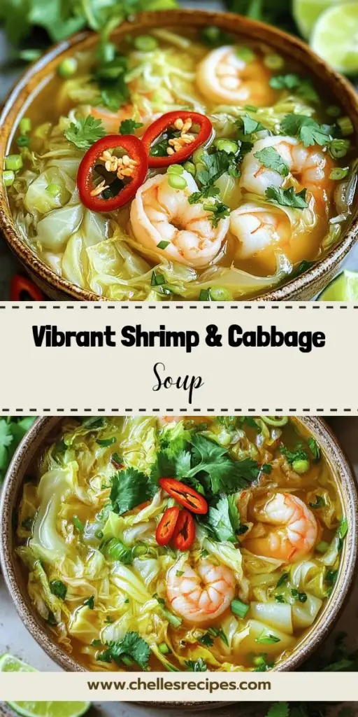 Experience the vibrant flavors of Vietnamese Cabbage and Shrimp Soup with this easy-to-follow recipe. This nourishing dish combines tender shrimp, crunchy cabbage, and aromatic broth, making it perfect for any occasion. Discover the health benefits of fresh ingredients and how to create a comforting meal that warms the heart. Click through to explore this delicious recipe and elevate your cooking with the essence of Vietnamese cuisine!