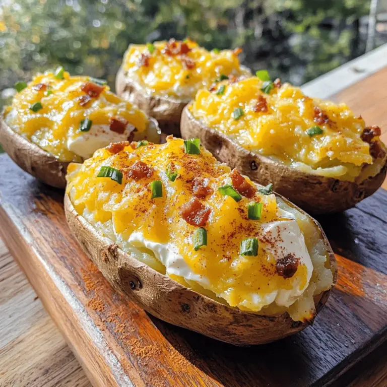 Twice-baked potatoes are a beloved comfort food that merges simplicity with indulgence, making them a favorite at family gatherings, holiday feasts, and casual dinners alike. This dish takes the humble potato to new heights by baking it twice—first to achieve a fluffy interior, then again after it's been loaded with an array of delicious ingredients. The result is a creamy, decadent treat that can be customized to suit various tastes and occasions.