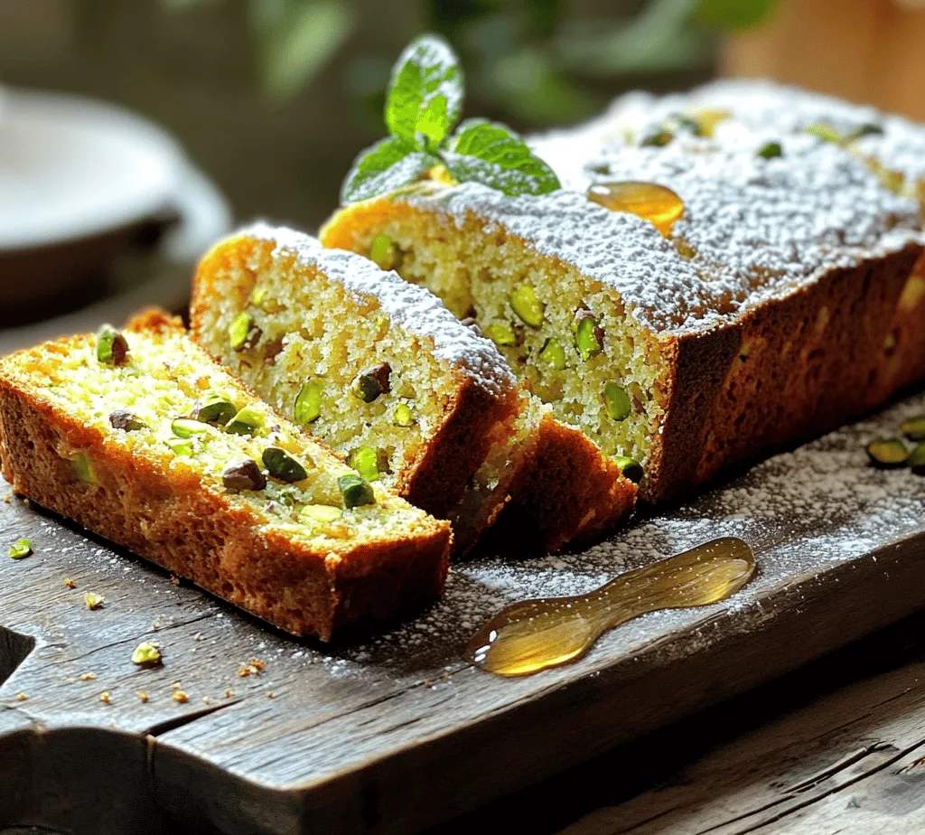 Nut breads have surged in popularity in recent years, becoming a favorite among baking enthusiasts and health-conscious individuals alike. The rich flavors and satisfying textures of nut breads make them a versatile choice for breakfast, snacks, or even dessert. Among the vast array of nut breads available, the <strong>Pistachio Delight Nut Bread</strong> stands out as a unique and flavorful option that is sure to tantalize your taste buds.” /></p>
</p>
<h3>Techniques to Avoid Overmixing and Maintain a Tender Crumb</h3>
</p>
<p>When it comes to baking, especially with recipes like Pistachio Delight Nut Bread, technique is key to achieving that perfect texture. Overmixing your batter can lead to a dense, tough loaf rather than the light, tender crumb we aim for. To avoid this, mix your wet and dry ingredients separately. Begin by whisking your dry ingredients—flour, baking powder, and any spices—until well combined. In a separate bowl, mix your wet ingredients, which typically include eggs, oil, milk, and any flavorings.</p>
</p>
<p>When it’s time to combine these mixtures, use a gentle folding technique. This means using a spatula to lift the dry ingredients over the wet, turning the bowl as you go. This method allows the ingredients to combine without overworking the gluten, which is crucial for that soft, tender bite.</p>
</p>
<h3>Folding in the Pistachios</h3>
</p>
<p>Once your batter is mixed, it’s time to incorporate the star ingredient: pistachios. To properly fold in the pistachios, make sure they are coarsely chopped to maximize the nutty flavor in every bite. Gently add them to the batter and use the same folding technique. This ensures that the nuts are evenly distributed throughout the bread, avoiding clumps in one area. The importance of even distribution cannot be overstated; it not only enhances flavor but also contributes to a consistent texture throughout the loaf.</p>
</p>
<h3>Pouring and Smoothing the Batter</h3>
</p>
<p>After incorporating the pistachios, it’s time to pour the batter into your prepared loaf pan. Use a rubber spatula to scrape the batter from the bowl, ensuring you get every last bit. Once in the pan, gently shake it to level the batter, then use the spatula to smooth the top. This helps in achieving an even bake, as it allows the bread to rise uniformly.</p>
</p>
<h3>Tips for Ensuring an Even Bake</h3>
</p>
<p>For an even bake, preheat your oven well in advance to the specified temperature, typically around 350°F (175°C) for nut breads. Place the loaf in the center of the oven; this is crucial as it allows for the best air circulation. If your oven has hot spots, consider rotating the pan halfway through the baking process. Additionally, using an oven thermometer can help you ensure your oven is at the correct temperature, which is vital for consistent results.</p>
</p>
<h3>Baking the Bread</h3>
</p>
<p>With your batter poured and smoothed, it’s time to place your Pistachio Delight Nut Bread in the oven. Bake it at 350°F (175°C) for approximately 50-60 minutes. Start checking around the 50-minute mark. Insert a toothpick into the center of the bread; if it comes out clean or with a few moist crumbs, your bread is done. If it has wet batter on it, give it a few more minutes and check again.</p>
</p>
<h3>Signs of Doneness: Using a Toothpick Test</h3>
</p>
<p>The toothpick test is a reliable method for determining doneness. Besides the toothpick, you can also look for visual cues. The bread should be golden brown on top, and when lightly pressed, it should spring back. Additionally, if you gently tap the bottom of the loaf, it should sound hollow—another sign that it’s ready to come out of the oven.</p>
</p>
<h3>Cooling the Bread</h3>
</p>
<p>Once your Pistachio Delight Nut Bread is baked to perfection, it’s essential to let it cool properly. Remove it from the oven and allow it to cool in the pan for about 10-15 minutes. This cooling period helps the bread firm up, making it easier to remove from the pan without breaking. After that, transfer the loaf to a wire rack to cool completely. Cooling is crucial as it affects the texture; if you slice it too early, the bread can become gummy instead of moist and tender.</p>
</p>
<h3>Presentation Ideas for Pistachio Delight Nut Bread</h3>
</p>
<p>Once your Pistachio Delight Nut Bread has cooled, it’s time to think about presentation. This bread is not only delicious but visually appealing as well. Consider serving it warm, drizzled with honey or dusted with powdered sugar for a touch of sweetness.</p>
</p>
<p>For garnishing, fresh herbs such as mint or rosemary can add a delightful contrast in color and flavor. If you want to emphasize the nutty aspect, consider sprinkling additional chopped pistachios on top before serving.</p>
</p>
<p>When it comes to pairing, this bread complements a variety of beverages. A cup of herbal tea or a rich coffee can enhance its flavor profile beautifully. It also pairs wonderfully with a cheese platter, offering a delightful contrast to creamy cheeses.</p>
</p>
<h3>Nutritional Information</h3>
</p>
<p>Pistachio Delight Nut Bread is not only a treat for the taste buds but also a nutritious option. A typical slice (approximately 1-inch thick) contains around 150-180 calories, depending on the specific ingredients used.</p>
</p>
<p>Here’s a breakdown of the nutritional components per slice:</p>
<p>– <strong>Calories</strong>: 150-180</p>
<p>– <strong>Total Fat</strong>: 7-9g (primarily from pistachios, which are healthy fats)</p>
<p>– <strong>Protein</strong>: 4-5g</p>
<p>– <strong>Carbohydrates</strong>: 20-24g</p>
<p>– <strong>Fiber</strong>: 2-3g</p>
</p>
<p>The health benefits of the ingredients are noteworthy as well. Pistachios are packed with antioxidants, fiber, and protein, making them an excellent heart-healthy nut. Whole grains used in the flour contribute to better digestion and sustained energy levels, making this bread not just a delicious treat but a wholesome option.</p>
</p>
<h3>Conclusion</h3>
</p>
<p>In conclusion, making Pistachio Delight Nut Bread is a delightful experience that combines the joy of baking with the satisfaction of enjoying a homemade treat. The process from mixing to baking is straightforward, and the end result is a moist, flavorful loaf that is perfect for any occasion. Whether you serve it warm as a snack, as part of a brunch spread, or simply enjoy it with a cup of tea, this bread is sure to impress.</p>
</p>
<p>Don’t forget to share this recipe with friends and family at your next gathering; it’s bound to be a hit! Homemade nut breads like this one offer versatility in flavors and are a wonderful way to showcase the delightful textures and tastes of nuts. Happy baking!</p>
</div>