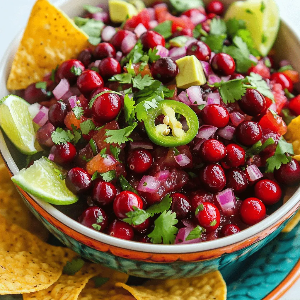 To make a great cranberry salsa, you need fresh ingredients. Fresh cranberries are the star. They add a tart and bright taste. Choose firm, shiny berries for the best flavor. You can use a food processor to chop them, but don’t overdo it. You want some texture.