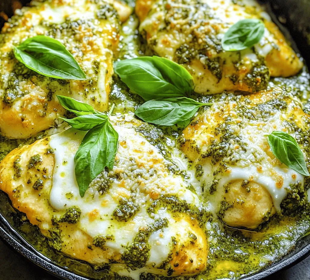 If you’re searching for a dish that seamlessly blends convenience and gourmet flair, look no further than Cheesy Pesto Chicken. This delightful recipe is not only easy to make but also packs a punch of flavor that is sure to impress. Whether you’re preparing for a busy weeknight dinner or a special gathering with friends and family, this dish checks all the boxes. The key ingredients, including aromatic basil pesto and rich, melty cheeses, come together to create a meal that is as satisfying as it is delicious.