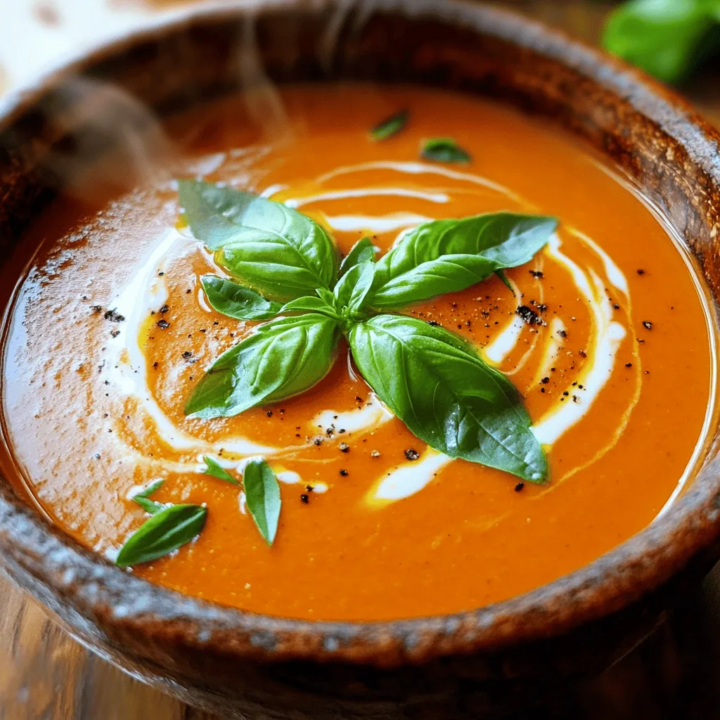 The key to a great roasted red pepper soup lies in its ingredients. Here are the essentials: