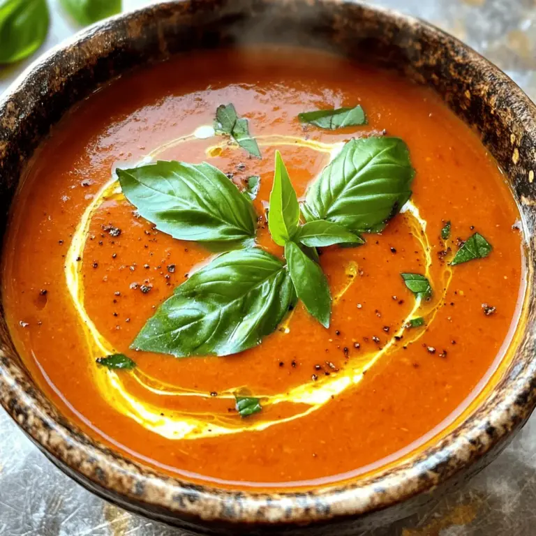 The key to a great roasted red pepper soup lies in its ingredients. Here are the essentials: