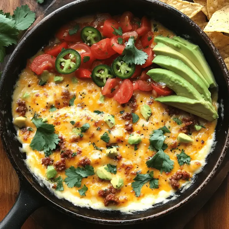 Queso Fundido, translating to "melted cheese," is a beloved Mexican dish that has captured the hearts and taste buds of many across the globe. This luscious cheese dip, often enjoyed as an appetizer or party snack, is synonymous with gatherings, celebrations, and the simple pleasure of sharing good food with friends and family. As we dive into the recipe for Queso Fundido Fiesta, we’ll explore how this dish not only delights the palate but also serves as a centerpiece for social occasions, bringing loved ones together in a delightful culinary experience.