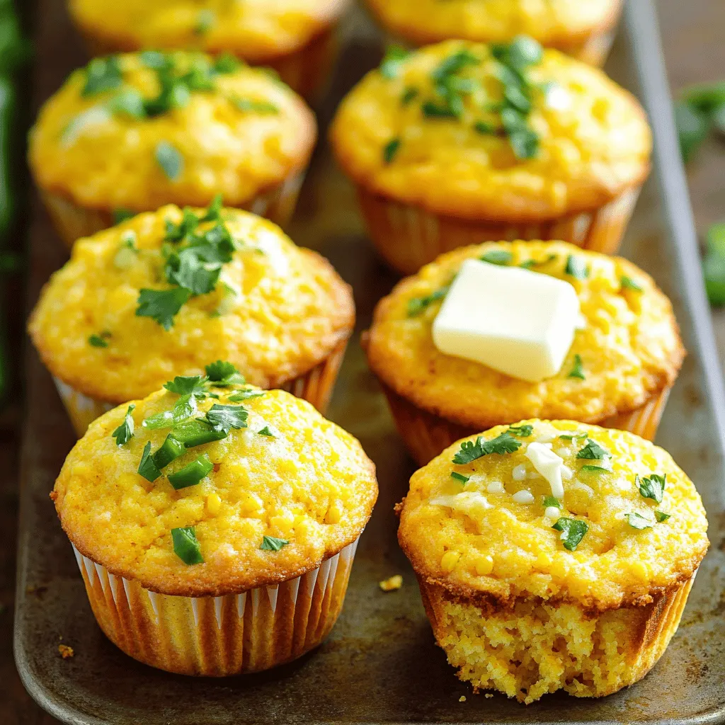 Cornbread muffins have long been a cherished staple in American cuisine, known for their comforting texture and versatility. Whether served as a side dish at a barbecue, enjoyed alongside a hearty bowl of chili, or simply as a snack on their own, cornbread muffins have a way of bringing warmth and joy to any meal. Their slightly sweet flavor and crumbly texture make them a favorite among many, but there’s always room for a little innovation in the kitchen. Enter the Jalapeño Cheddar Cornbread Muffins – a delightful spicy twist on the traditional cornbread muffin that adds a kick of flavor and a savory richness that is hard to resist.