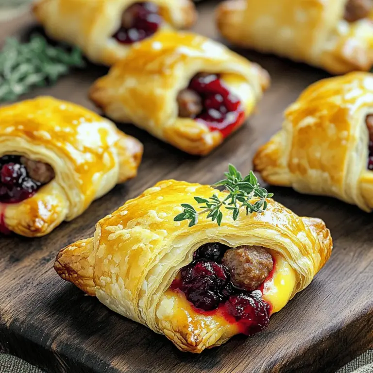 To create the perfect Sausage Cranberry Brie Bites, it's essential to understand the key components that contribute to their flavor and texture. Each ingredient plays a vital role in achieving that gourmet experience, so let’s delve into what you’ll need.