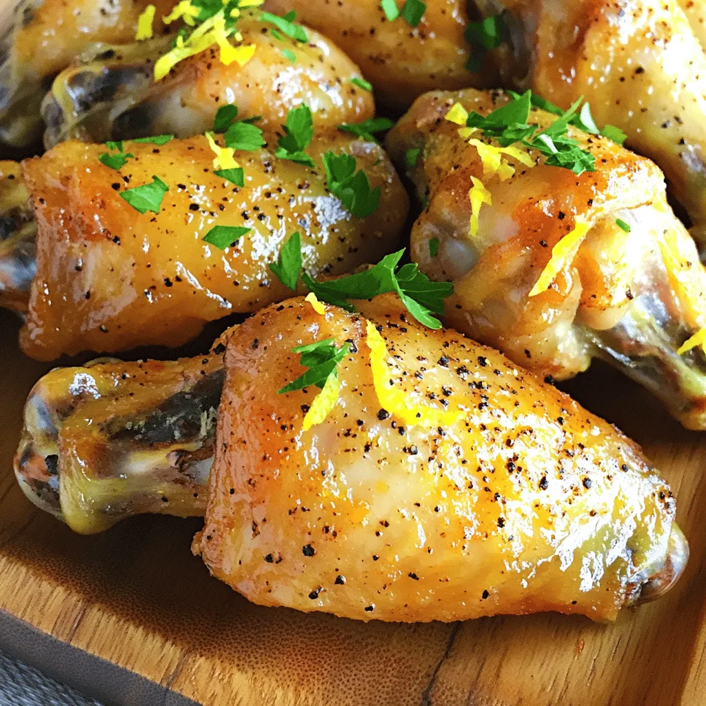 The key to a great lemon-pepper chicken wings recipe lies in fresh ingredients. You need 2 pounds of chicken wings. Chicken wings are juicy and perfect for this dish. Next, grab 1/4 cup of olive oil. This will help the wings crisp up nicely.