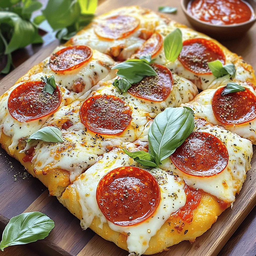 To make a great focaccia pepperoni pizza, you need fresh and simple ingredients. The focaccia dough is the base. Use the best focaccia dough to ensure a tasty pizza.