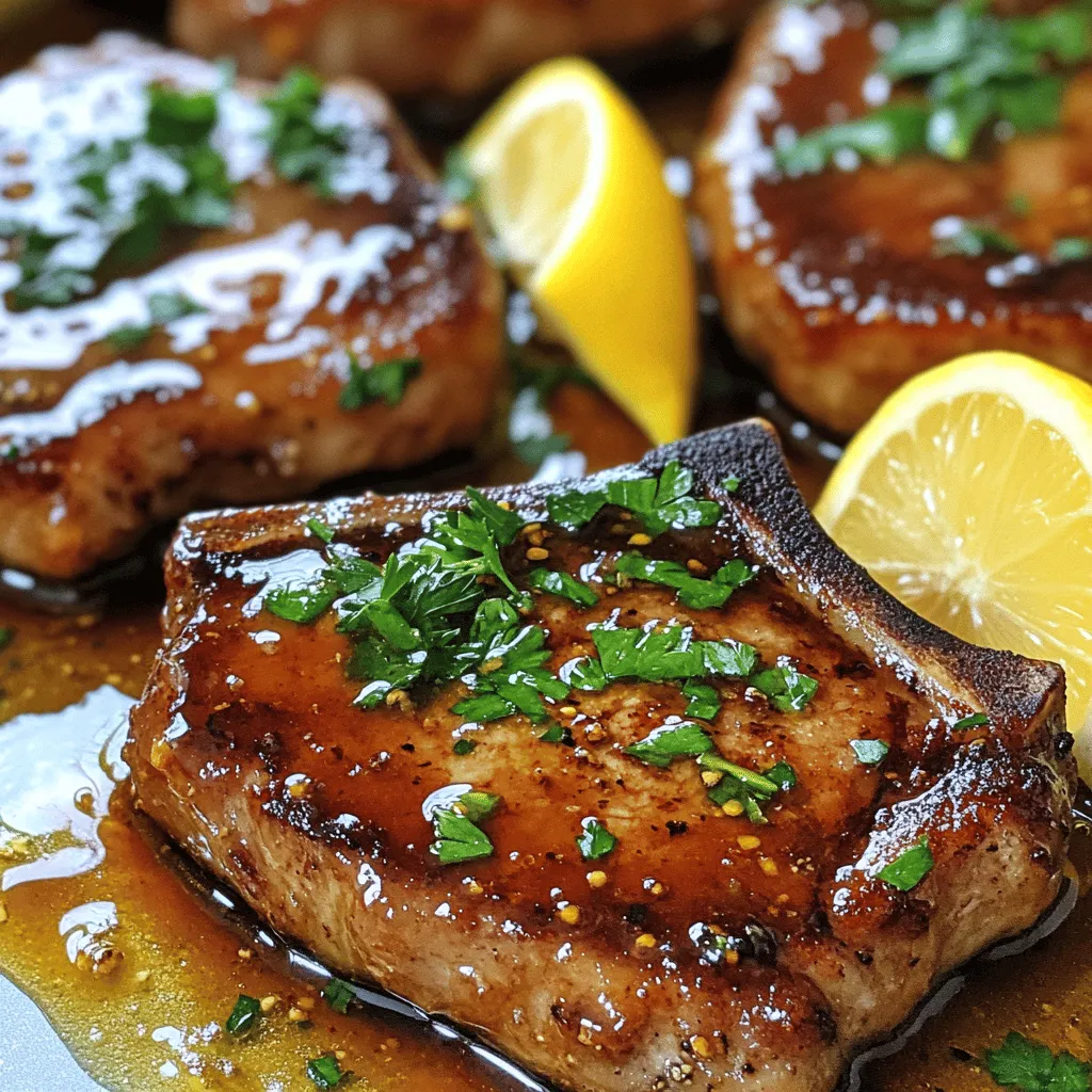 The right ingredients make all the difference in a honey garlic pork chops recipe. First, you need pork chops. I prefer bone-in chops because they stay juicier. Choose chops about one inch thick for the best results.