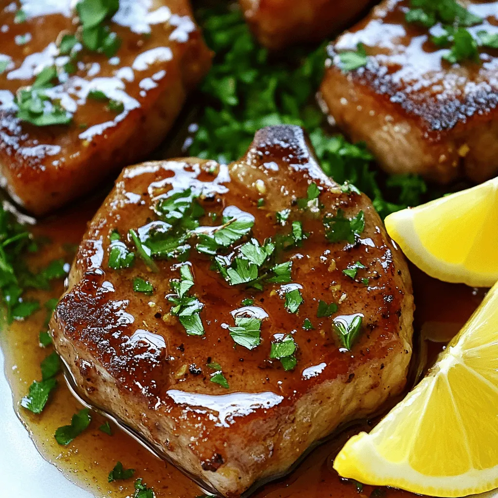 The right ingredients make all the difference in a honey garlic pork chops recipe. First, you need pork chops. I prefer bone-in chops because they stay juicier. Choose chops about one inch thick for the best results.