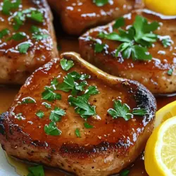 The right ingredients make all the difference in a honey garlic pork chops recipe. First, you need pork chops. I prefer bone-in chops because they stay juicier. Choose chops about one inch thick for the best results.