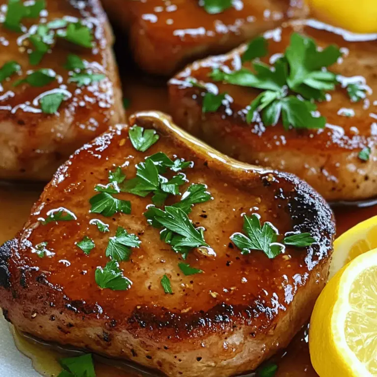 The right ingredients make all the difference in a honey garlic pork chops recipe. First, you need pork chops. I prefer bone-in chops because they stay juicier. Choose chops about one inch thick for the best results.