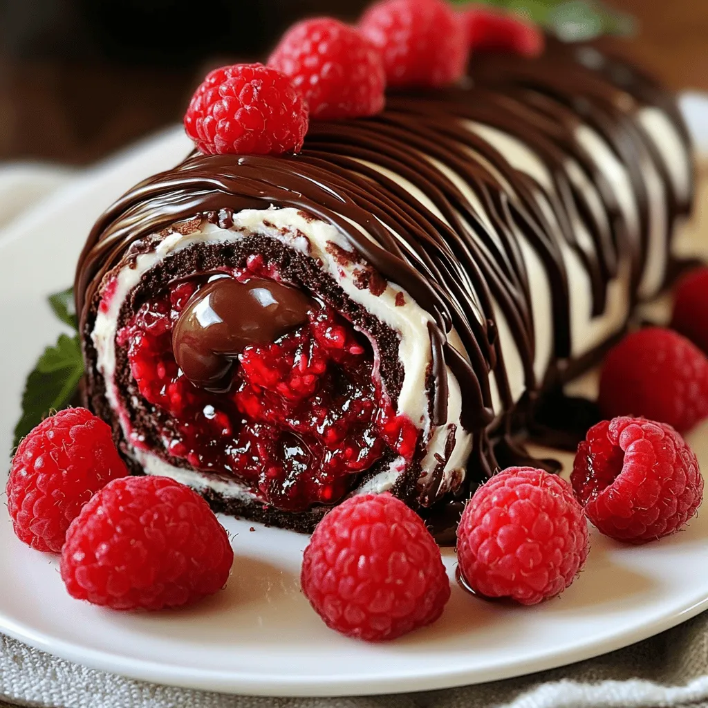 To create a delicious raspberry chocolate swiss roll, you need just a few simple ingredients. Here’s what you will need: