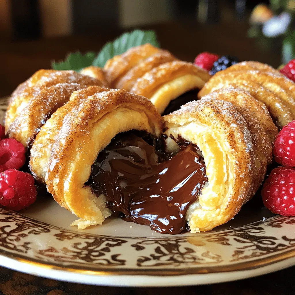 Chocolate churro pies are a fun twist on traditional churros. They combine crispy dough with rich chocolate. You fill them with warm chocolate ganache. This blend of textures makes them truly special.