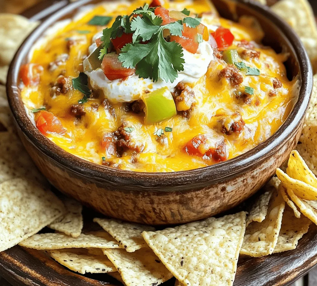 Indulge in the delightful flavors of Cheesy Fiesta Bliss, a scrumptious dip that encapsulates the vibrancy of a festive gathering and brings the spirit of a fiesta right to your kitchen. This creamy, cheesy concoction features a mouthwatering medley of spices, juicy tomatoes, and savory chorizo, all slow-cooked to perfection. Whether you’re hosting a lively party, enjoying a game day with friends, or curling up for a cozy night in, this recipe is sure to please a crowd and leave your guests coming back for more.