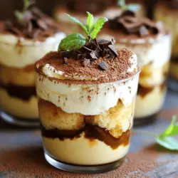 Tiramisu is a famous Italian dessert. It has layers of coffee-soaked ladyfingers and a creamy filling. The filling mixes mascarpone cheese, egg yolks, and sugar. This dessert is rich and sweet, with a hint of coffee.