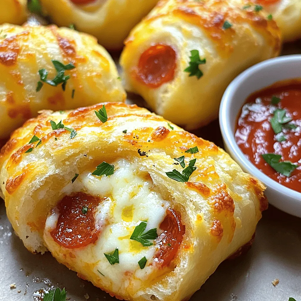 Cheesy pepperoni rolls are tasty snacks that many love. They consist of soft dough filled with gooey cheese and savory pepperoni. The combination of flavors makes them a hit at parties and family gatherings.