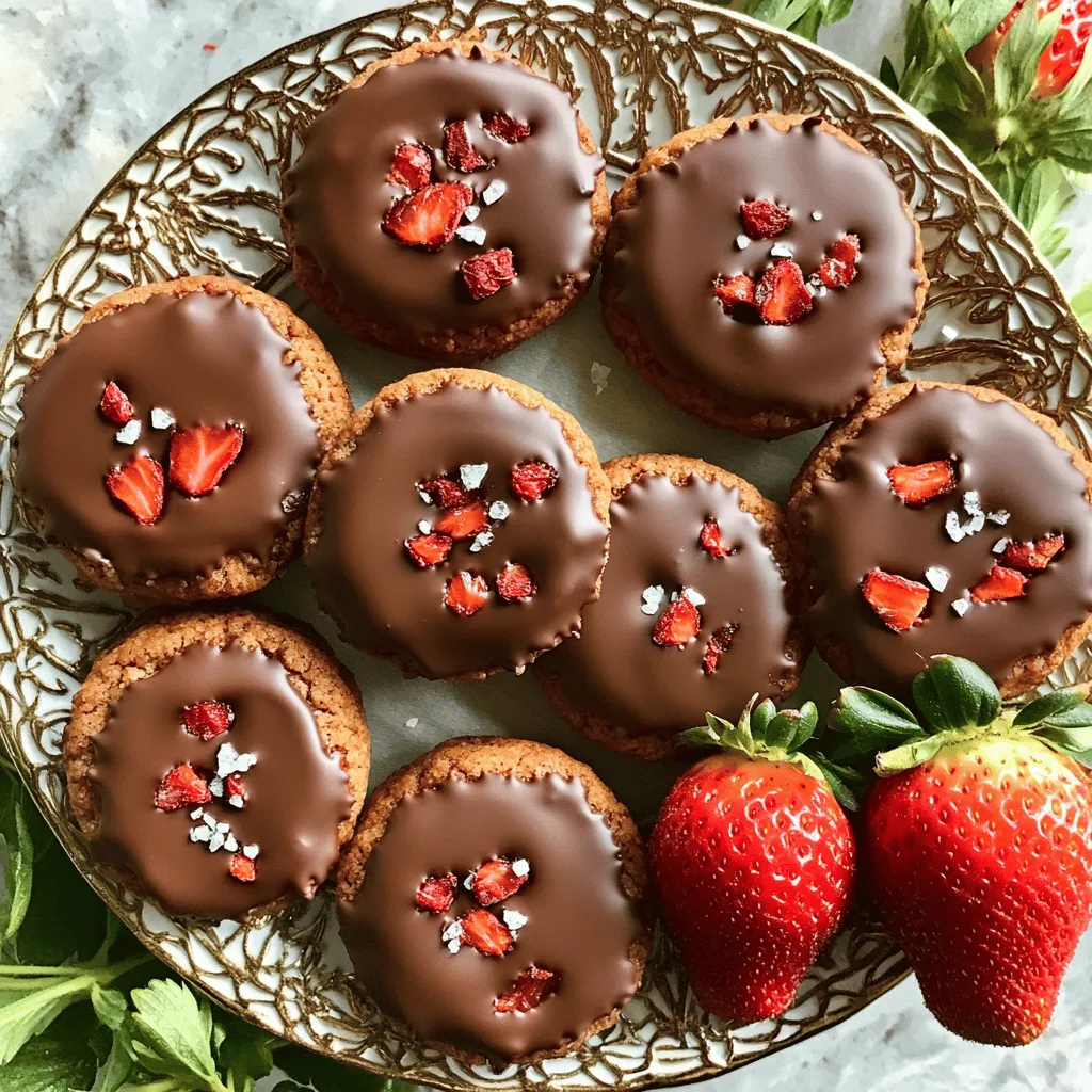 To make chocolate covered strawberry cookies, you need simple yet tasty ingredients. The main components include butter, sugar, eggs, flour, and baking powder. These ingredients create a soft and chewy cookie base.