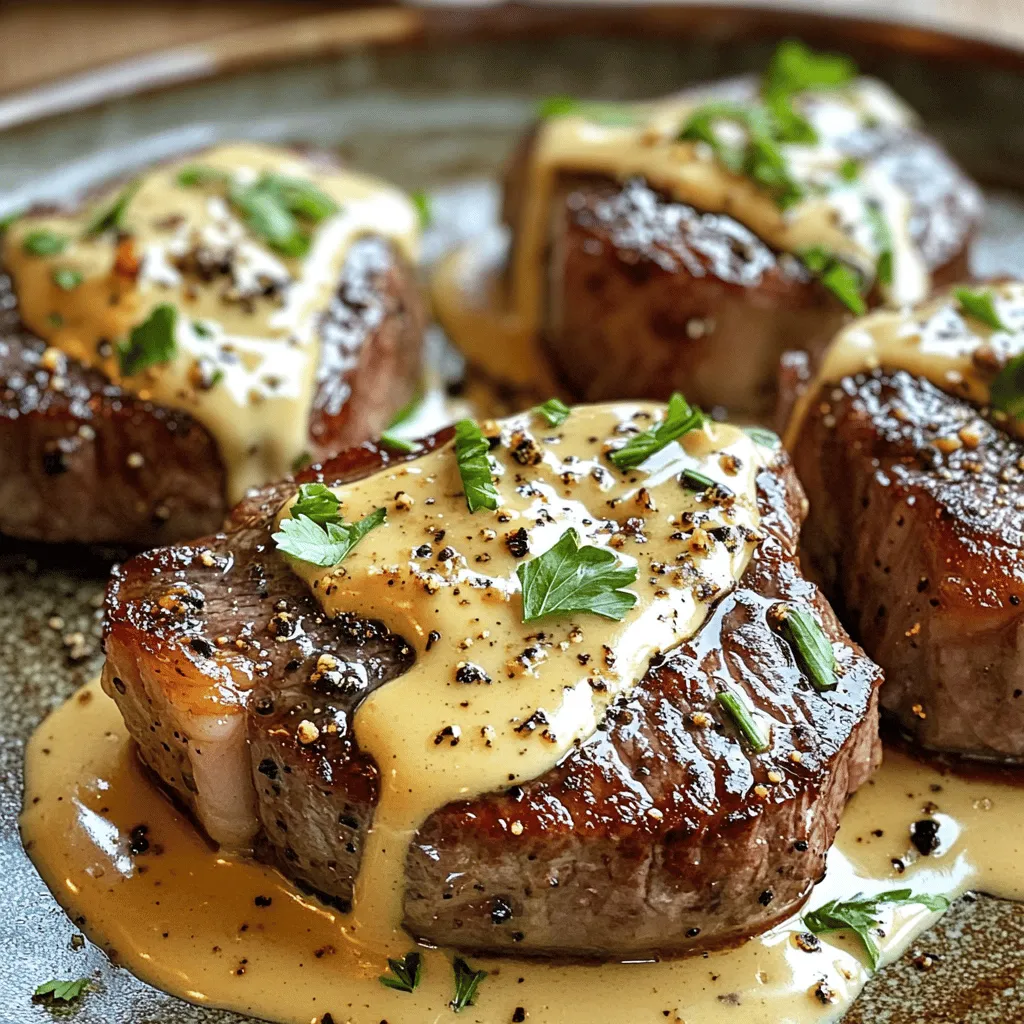 To make a great Steak Diane, you need a few key ingredients. You will need boneless beef steaks, about one inch thick. Salt and black pepper season the meat. Olive oil helps sear the steaks, while unsalted butter adds richness.