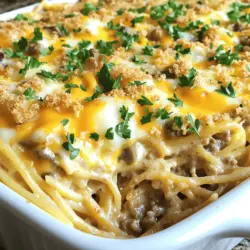 If you're on the hunt for a comforting, family-friendly meal that combines the best of both worlds, look no further than Cheeseburger Tetrazzini. This innovative dish marries the familiar flavors of a classic cheeseburger with the heartiness of pasta, creating a unique and satisfying culinary experience. Cheeseburger Tetrazzini is not just a meal; it's a nostalgic journey back to family dinners, where everyone gathers around the table to enjoy hearty, flavorful fare.