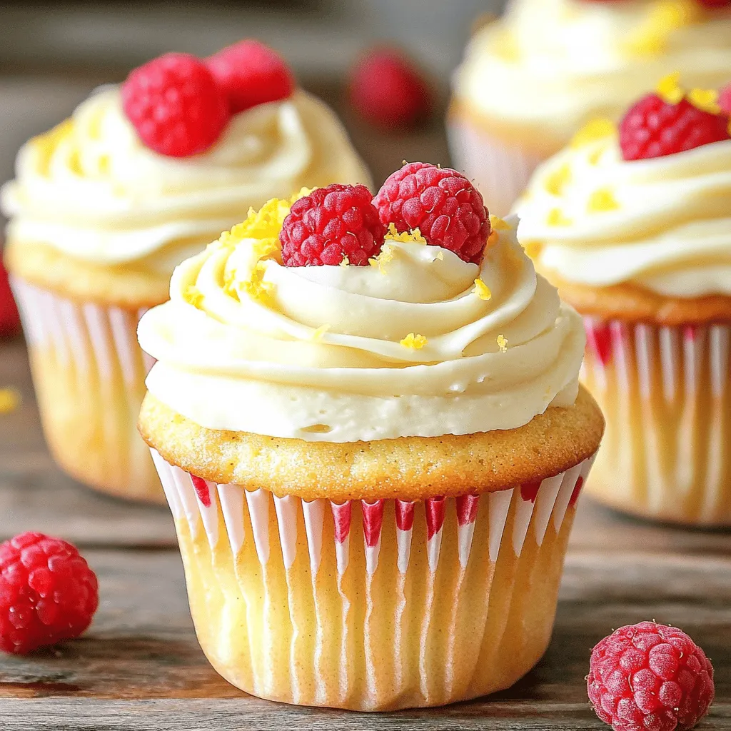 The magic of Raspberry Lemon Heaven Cupcakes lies in their fresh and vibrant ingredients. These cupcakes burst with the flavors of ripe raspberries and zesty lemons.