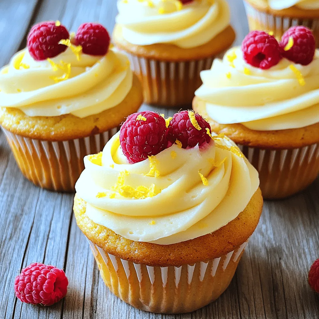 The magic of Raspberry Lemon Heaven Cupcakes lies in their fresh and vibrant ingredients. These cupcakes burst with the flavors of ripe raspberries and zesty lemons.