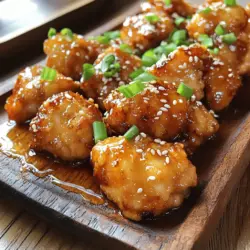 The crispy honey garlic chicken recipe needs simple, fresh ingredients. You start with 1 pound of chicken breast. Cut it into bite-sized pieces. This ensures even cooking and easy eating.