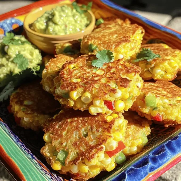 Corn fritters are a delightful and versatile dish that appeals to food lovers of all kinds. With their golden-brown crust and tender, flavorful interior, corn fritters are not just a treat for the taste buds; they also bring a touch of sunshine to any meal. This recipe for sunny corn fritters celebrates the fresh, sweet flavor of corn, making it a standout choice for gatherings or casual family dinners alike. Whether you are looking for an appetizer, a snack, or a light meal, these fritters can be dressed up with a dipping sauce or served alongside a fresh salad for a fulfilling experience.