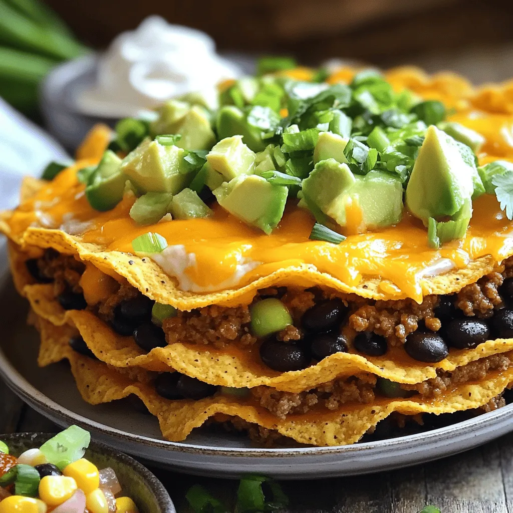 If you're looking for a dish that combines convenience, flavor, and crowd-pleasing appeal, then look no further than Dorito Taco Pie. This creative twist on traditional tacos is not only visually appealing but also incredibly satisfying, making it a perfect addition to any gathering, family dinner, or casual get-together. The vibrant colors and enticing aromas of this dish will surely draw your guests in, and its unique combination of flavors and textures will leave them coming back for seconds.